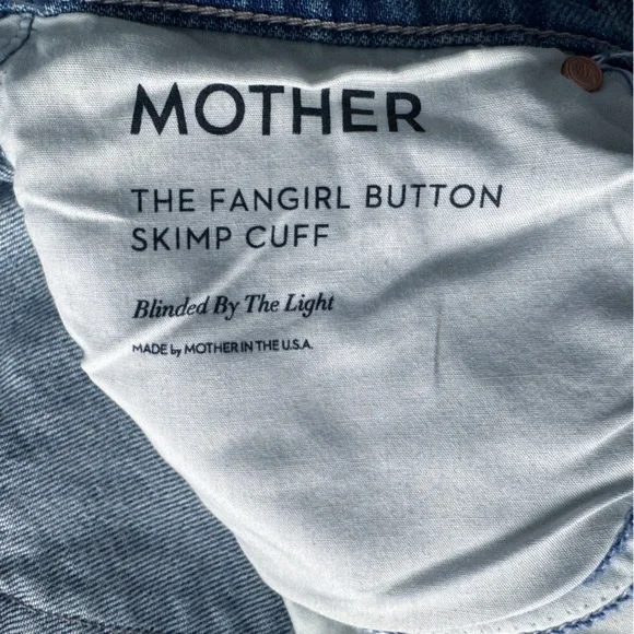 MOTHER Superior Fangirl Button Skimp in Blinded by the Light - NWOT | 26 - Picture 10 of 13